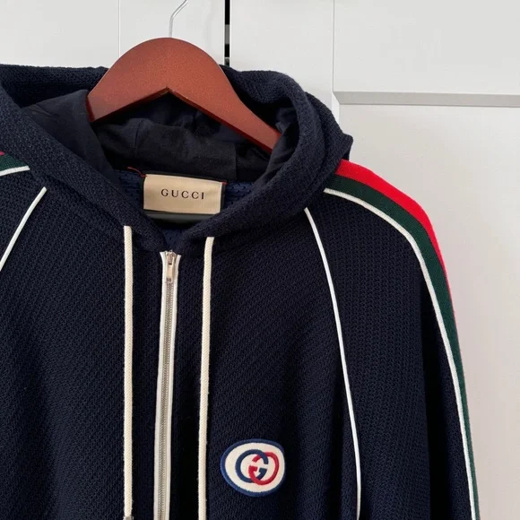 Gucci Striped Wool Hoodie